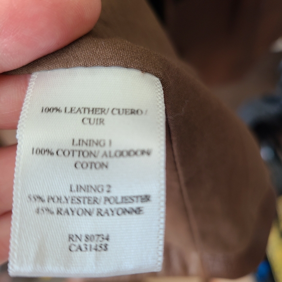 BCBGMaxAzria Brown Leather Jacket - Picture 5 of 11